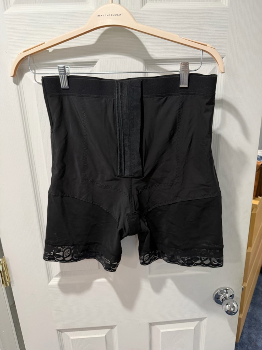 Black High-Waist Shaping Shorts